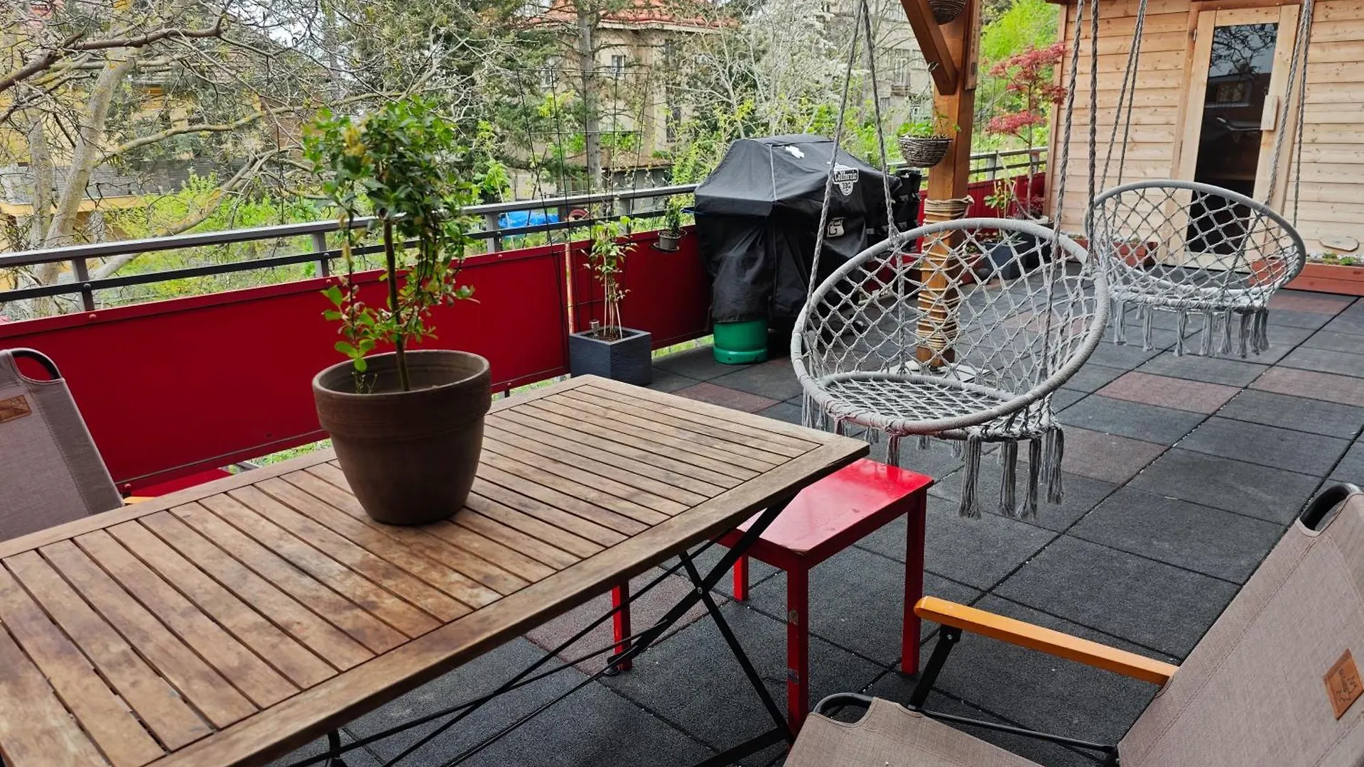 Daire Sauna Apartement, 3 Bedrooms, Praha 8 Çek Cumhuriyeti